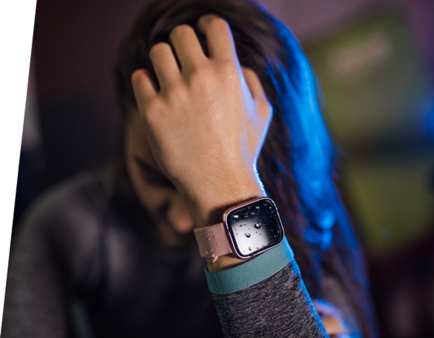 Smartwatch damski Garett Women Eva na różowym pasku silikonowym (2).jpg